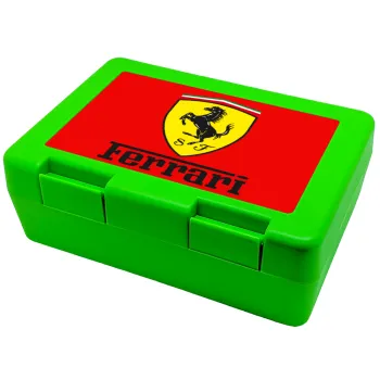 Ferrari S.p.A., Children's cookie container GREEN 185x128x65mm (BPA free plastic)