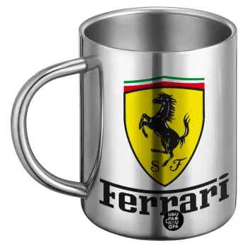 Ferrari S.p.A., Ανοξείδωτη Μεταλλική Κούπα 450ml - Διπλού Τοιχώματος