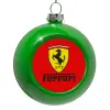 Green Christmas tree ornament bauble 8cm