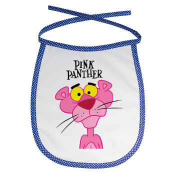 Pink Panther cartoon, Σαλιάρα μωρού αλέκιαστη με κορδόνι Μπλε
