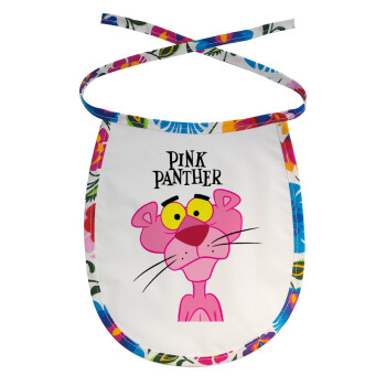 Pink Panther cartoon, Σαλιάρα μωρού αλέκιαστη με κορδόνι Χρωματιστή