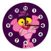 Pink Panther cartoon, Ρολόι τοίχου ξύλινο (20cm)