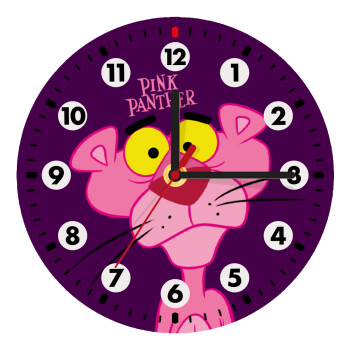 Pink Panther cartoon, Wooden wall clock (20cm)