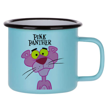 Pink Panther cartoon, Κούπα Μεταλλική εμαγιέ ΜΑΤ σιέλ 360ml