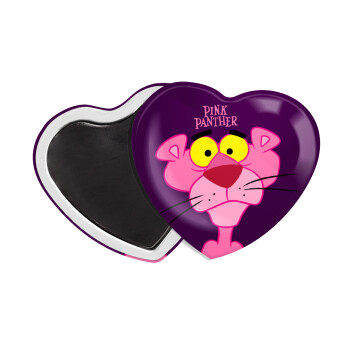 Pink Panther cartoon, Μαγνητάκι καρδιά (57x52mm)