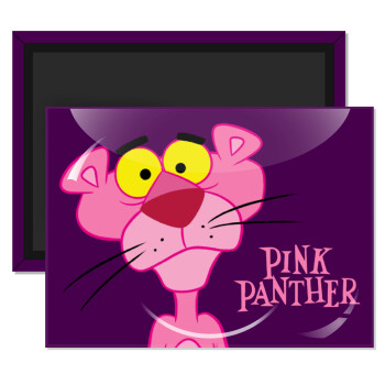 Pink Panther cartoon, Ορθογώνιο μαγνητάκι ψυγείου διάστασης 9x6cm