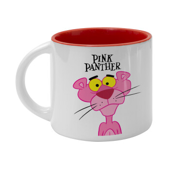Pink Panther cartoon, Κούπα κεραμική 400ml Λευκή/Κόκκινη