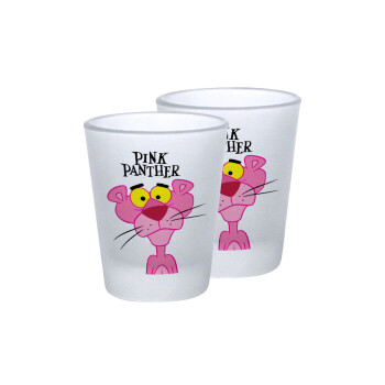 Pink Panther cartoon, Σφηνοπότηρα γυάλινα 45ml του πάγου (2 τεμάχια)