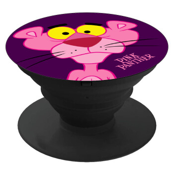 Pink Panther cartoon, Pop Socket Μαύρο Βάση Στήριξης Κινητού στο Χέρι
