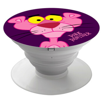 Pink Panther cartoon, Pop Socket Λευκό Βάση Στήριξης Κινητού στο Χέρι