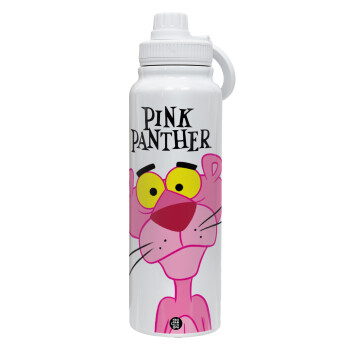 Pink Panther cartoon, Θερμός 1L Ανοξείδωτο με Βάση Κινητού & Διπλά Τοιχώματα