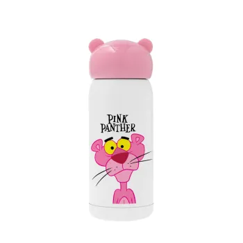 Pink Panther cartoon, Ροζ ανοξείδωτο παγούρι θερμό (Stainless steel), 320ml