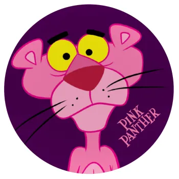 Pink Panther cartoon, Mousepad Round 20cm