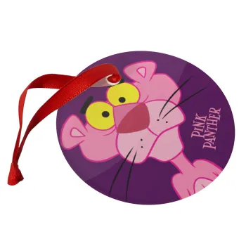 Pink Panther cartoon, Στολίδι Χριστουγεννιάτικο στολίδι γυάλινο 9cm