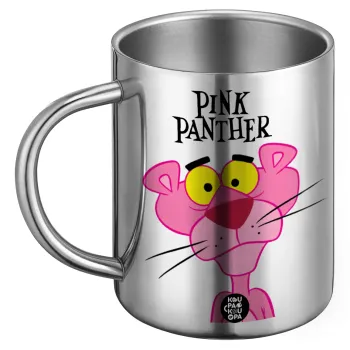 Pink Panther cartoon, BIG Mug Stainless steel double wall (450ml)