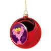 Christmas tree ball Red 8cm