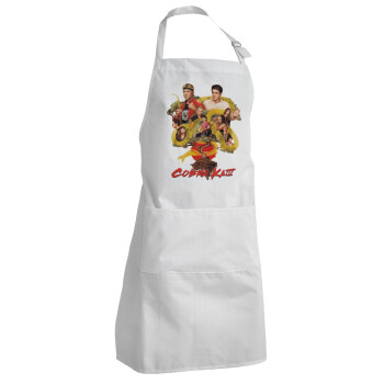 Cobra Kai tree, Adult Chef Apron (with sliders and 2 pockets)