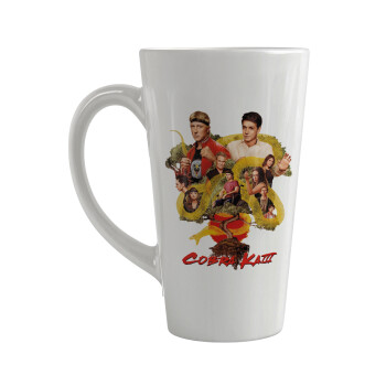 Cobra Kai tree, Κούπα κωνική Latte Μεγάλη, κεραμική, 450ml