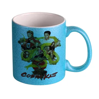 Cobra Kai tree, Κούπα Σιέλ Glitter που γυαλίζει, κεραμική, 330ml