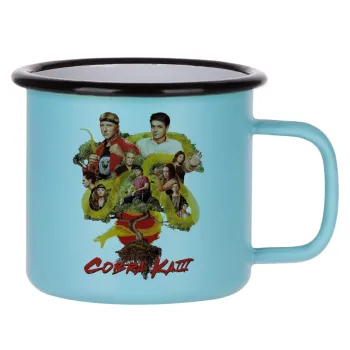 Cobra Kai tree, Κούπα Μεταλλική εμαγιέ ΜΑΤ σιέλ 360ml