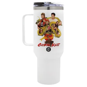 Cobra Kai tree, Mega Tumbler με καπάκι, διπλού τοιχώματος (θερμό) 1,2L