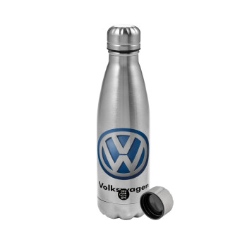 VW Volkswagen, Μεταλλικό παγούρι νερού, ανοξείδωτο ατσάλι, 750ml