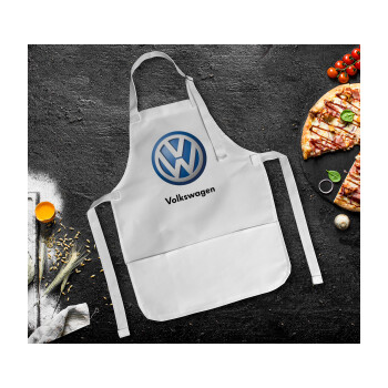 VW Volkswagen, Ποδιά Σεφ Ολόσωμη Παιδική (με ρυθμιστικά και 2 τσέπες)