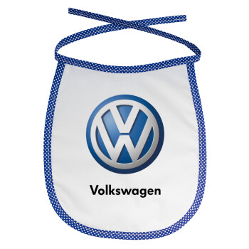 VW Volkswagen, Σαλιάρα μωρού αλέκιαστη με κορδόνι Μπλε
