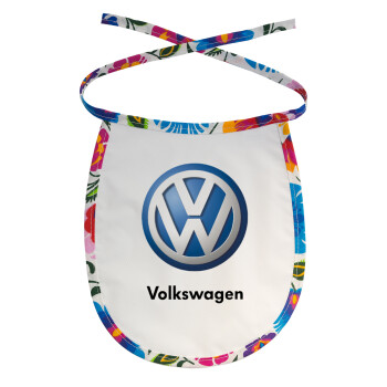 VW Volkswagen, Σαλιάρα μωρού αλέκιαστη με κορδόνι Χρωματιστή