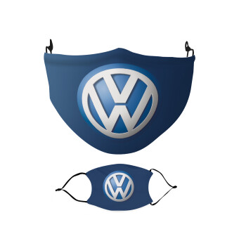 VW Volkswagen, Μάσκα υφασμάτινη Ενηλίκων πολλαπλών στρώσεων με υποδοχή φίλτρου