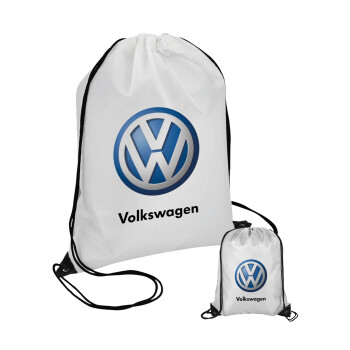 VW Volkswagen, Τσάντα πουγκί με μαύρα κορδόνια 45χ35cm (1 τεμάχιο)