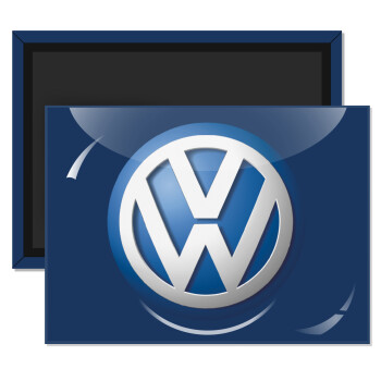 VW Volkswagen, Ορθογώνιο μαγνητάκι ψυγείου διάστασης 9x6cm