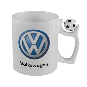 VW Volkswagen, Κούπα με μπάλα ποδασφαίρου , 330ml