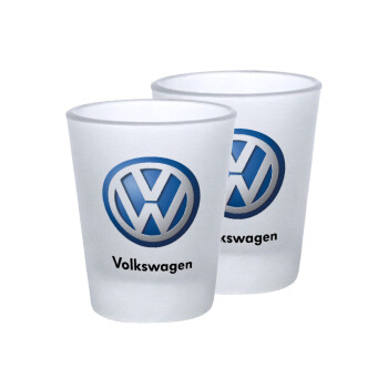 VW Volkswagen, Σφηνοπότηρα γυάλινα 45ml του πάγου (2 τεμάχια)