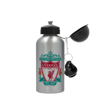 Liverpool, Metallic water jug, Silver, aluminum 500ml