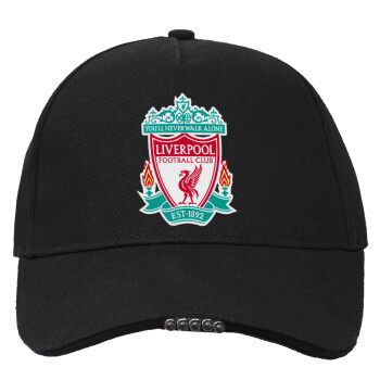 Liverpool, Work & Activity LED Light Cap – Perfect for Night & Low Light Conditions (100% COTTON, ADULT, UNISEX)