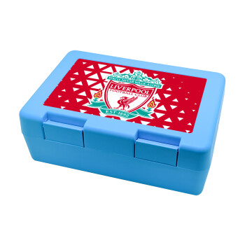 Liverpool, Children's cookie container LIGHT BLUE 185x128x65mm (BPA free plastic)