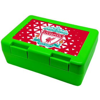 Liverpool, Children's cookie container GREEN 185x128x65mm (BPA free plastic)