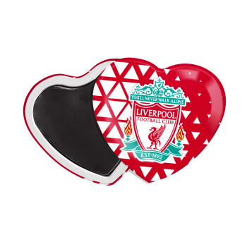 Liverpool, Μαγνητάκι καρδιά (57x52mm)