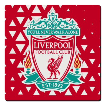 Liverpool, Τετράγωνο μαγνητάκι ξύλινο 6x6cm