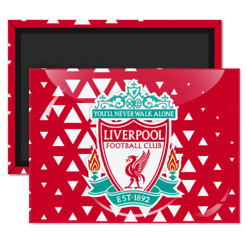 Liverpool, Ορθογώνιο μαγνητάκι ψυγείου διάστασης 9x6cm