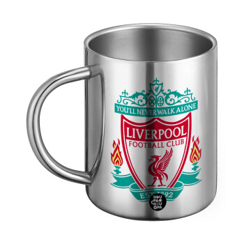 Liverpool, Ανοξείδωτη Μεταλλική Κούπα 450ml - Διπλού Τοιχώματος