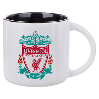 Liverpool, Κούπα κεραμική 400ml Λευκή/Μαύρη