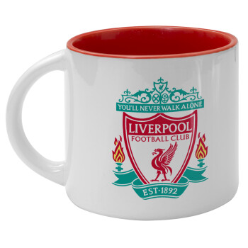 Liverpool, Κούπα κεραμική 400ml Λευκή/Κόκκινη
