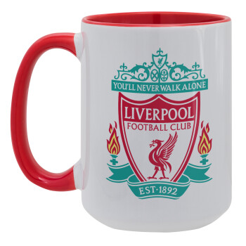 Liverpool, Κούπα Mega 15oz, κεραμική Κόκκινη, 450ml