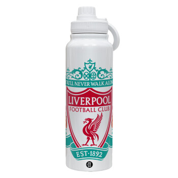 Liverpool, 1L Stainless Steel Thermal Bottle with Phone Holder & Double Wall Insulation