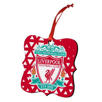 Liverpool, Στολίδι Χριστουγεννιάτικο στολίδι polygon ξύλινο 7.5cm