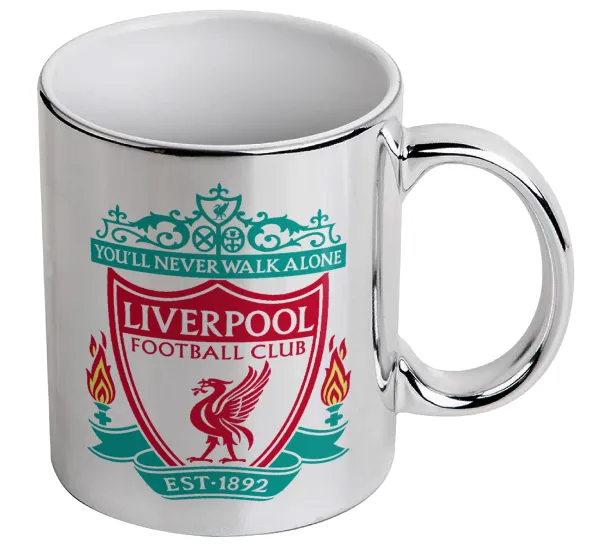 Liverpool — Κούπα κεραμική, ασημένια καθρέπτης, 330ml