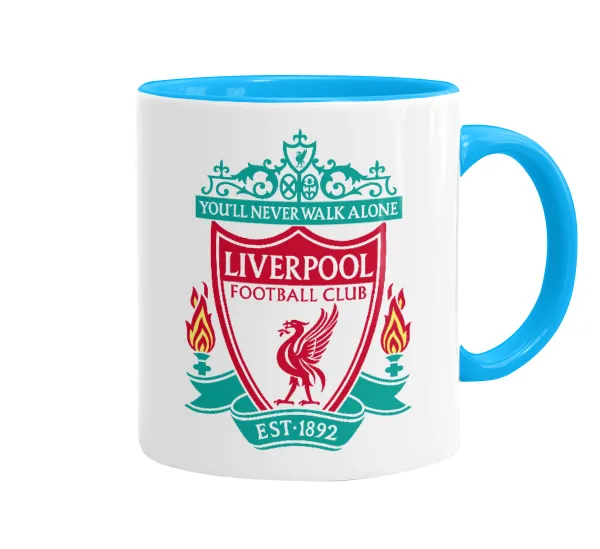 Liverpool — Κούπα χρωματιστή γαλάζια, κεραμική, 330ml