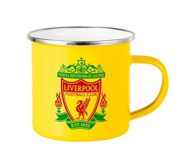 Liverpool — Yellow Enamel Metallic Cup 360ml